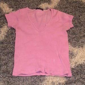 Brandy scoop neck tee